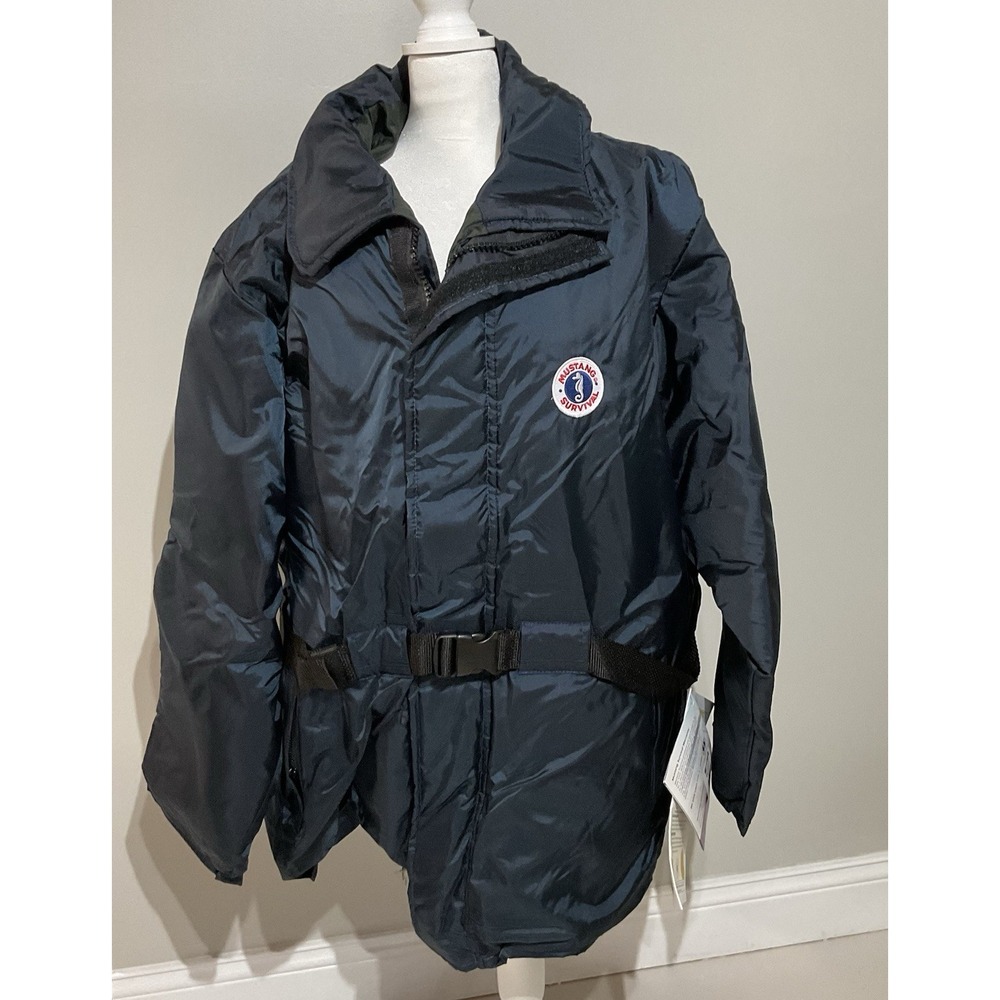 Mustang Survival Integrity Coat FLOAT TYPE III XXL NAVY Men's NEW